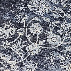 Wilton-Teppich - Flowers (blau)