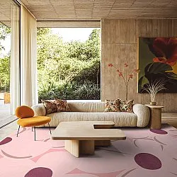 Wilton-Teppich - Honfleur (rosa/mehrfarbig)