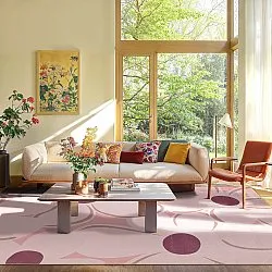 Wilton-Teppich - Honfleur (rosa/mehrfarbig)