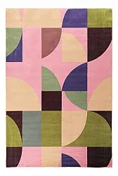 Wilton-Teppich - Kalami (rosa/mehrfarbig)