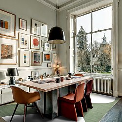 Wilton-Teppich - Leiden (grün)