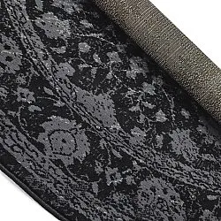 Rund Teppich - Peking Majestic (schwarz)