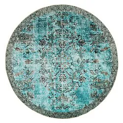 Rund Teppich - Rosalie (blau)
