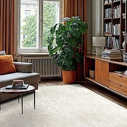 Wilton-Teppich - Santi (beige/weiß)