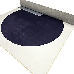 Wilton-Teppich - Taos (weiß/schwarz/grau)