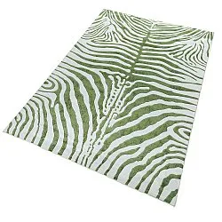 Wilton-Teppich - Zebra (grün)