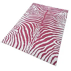 Wilton-Teppich - Zebra (rosa)