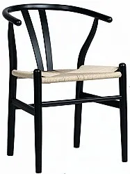 Stuhl - Alta (schwarz/beige) - 2 Stck.