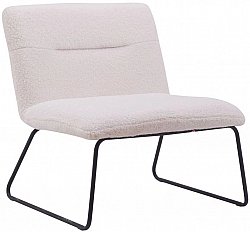 Sessel - Chelsea (weiß/teddy)