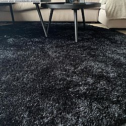 Runde Teppiche - Cosy (schwarz)