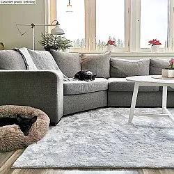 Hochflorteppiche - Aranga Super Soft Fur (grau)