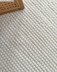 Runde Teppiche - Otago (weiß)