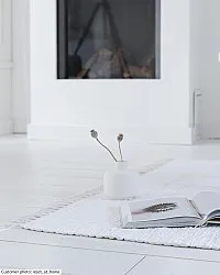 Flickenteppich - Silje (weiß)