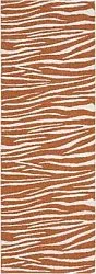 Kunststoffteppiche - Der Horred-Teppich Zebra (rost)
