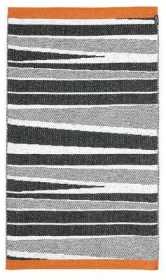 Kunststoffteppiche - Der Horred-Teppich Black & White Gro