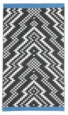 Kunststoffteppiche - Der Horred-Teppich Black & White Gorm