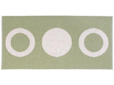 Kunststoffteppiche - Der Horred-Teppich Circle (Olive)