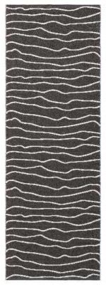 Kunststoffteppiche - Der Horred-Teppich Line (schwarz)
