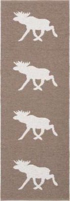 Kunststoffteppiche - Der Horred-Teppich Moose (braun)