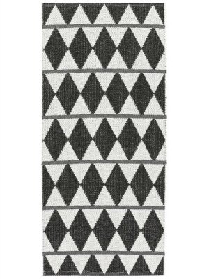 Kunststoffteppiche - Der Horred-Teppich Zigge (schwarz)