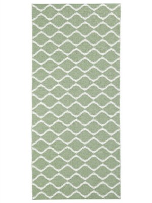 Kunststoffteppiche - Der Horred-Teppich Wave (grün)