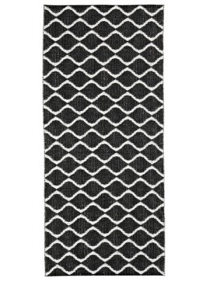 Kunststoffteppiche - Der Horred-Teppich Wave (schwarz)