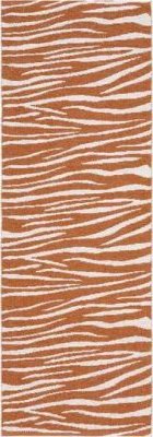 Kunststoffteppiche - Der Horred-Teppich Zebra (rost)