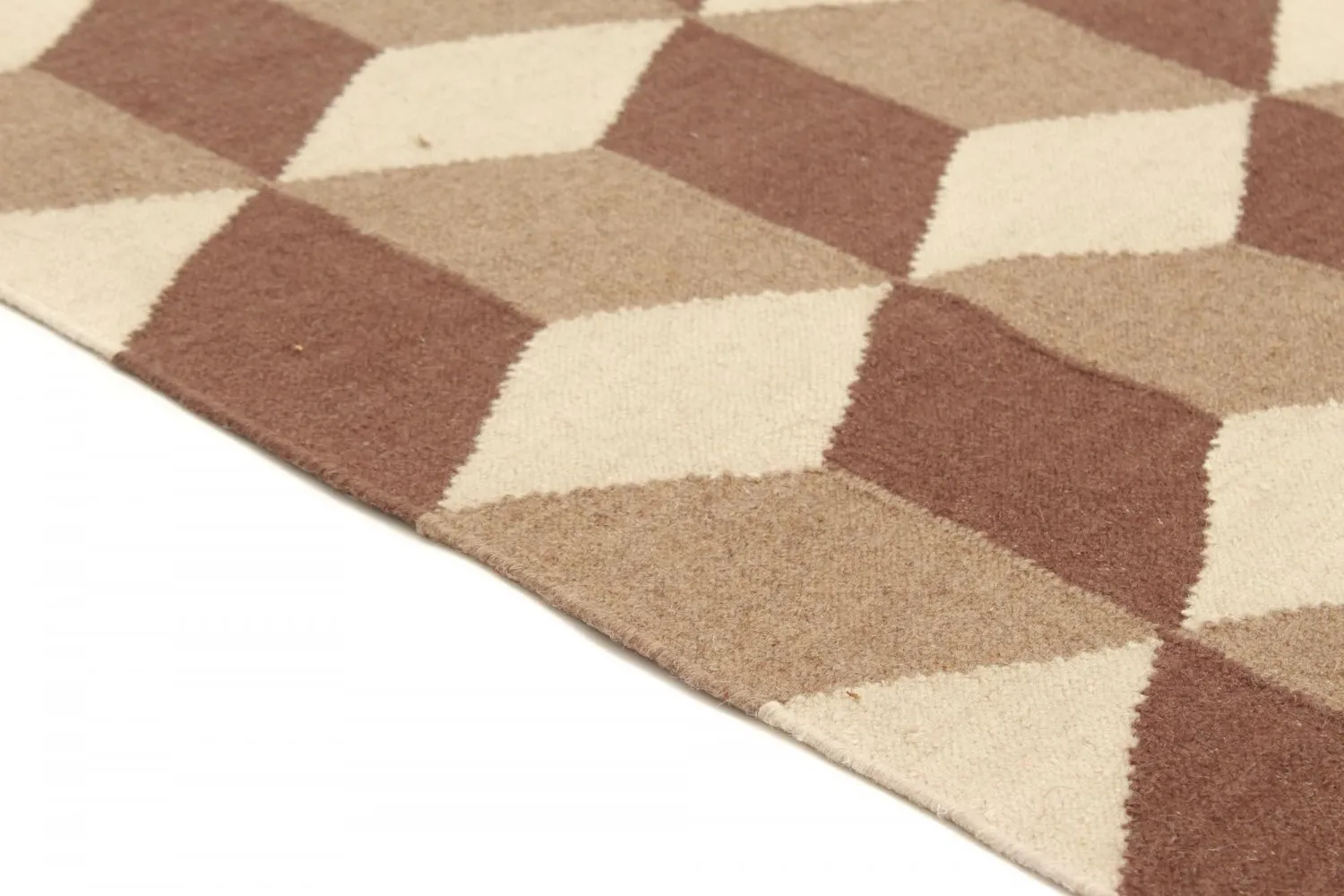 Wollteppich - Floriáda (beige/braun)