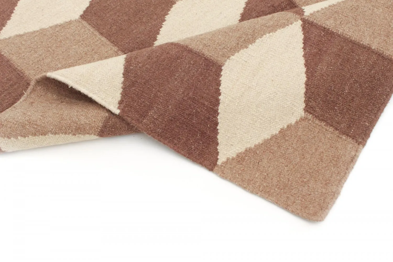 Wollteppich - Floriáda (beige/braun)