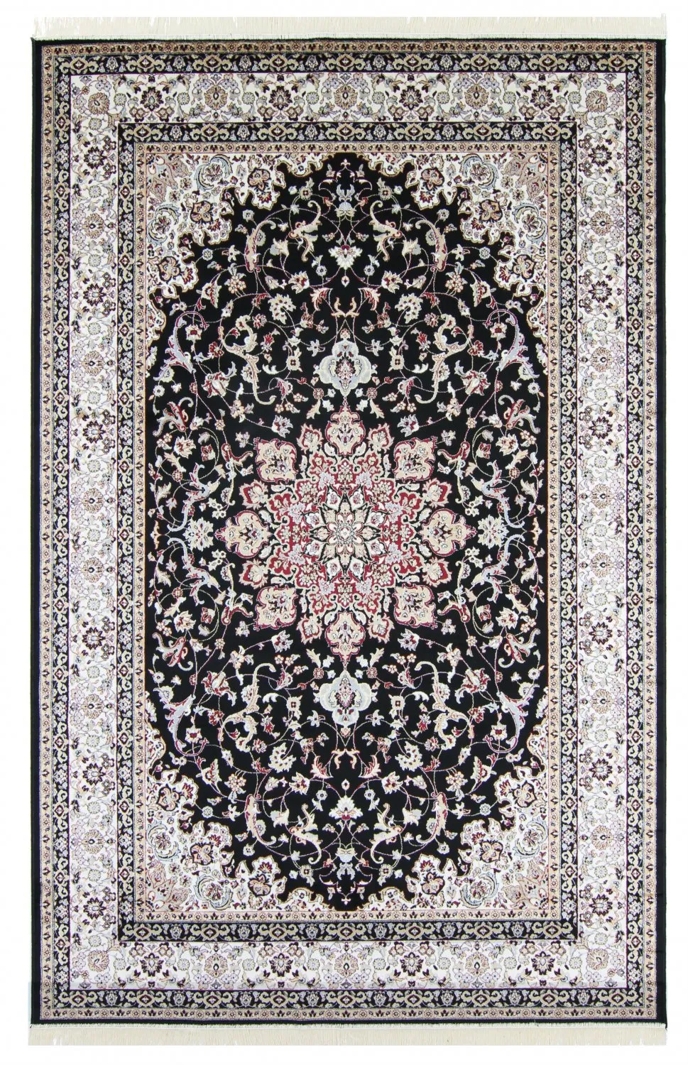 Wilton-Teppich - Gårda Oriental Collection Kerman (schwarz)