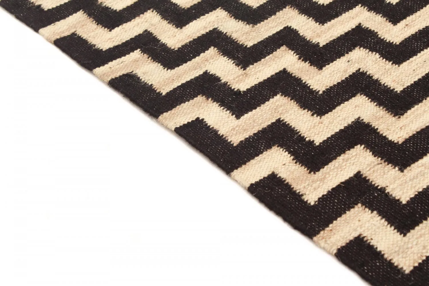 Juteteppich - Cabana (beige/schwarz)