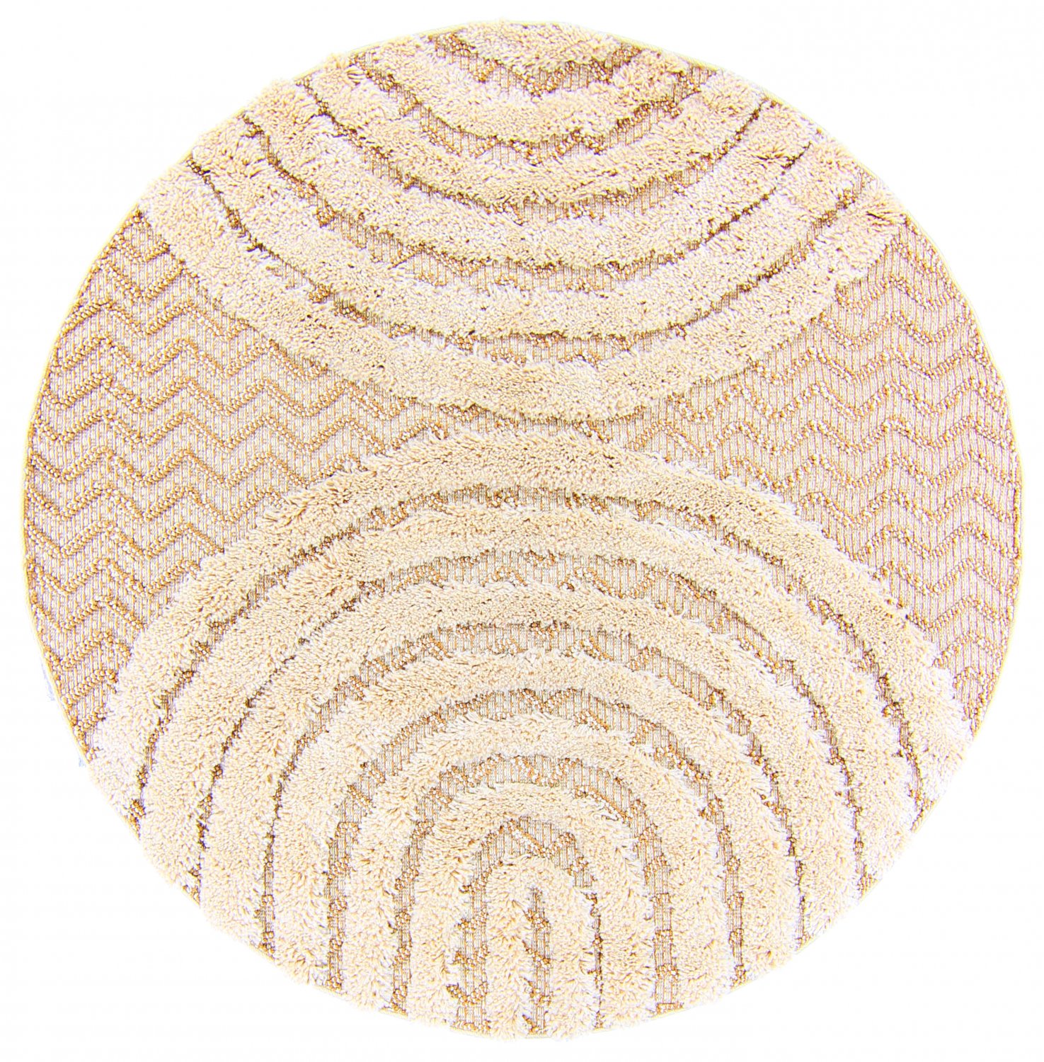 Runde Teppiche - Ronda (beige)