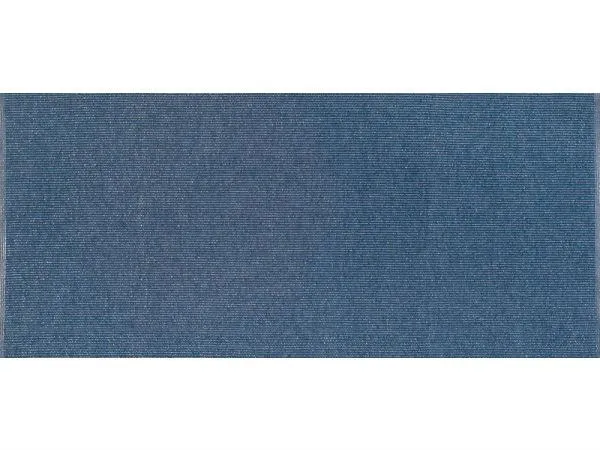 Kunststoffteppiche - Der Horred-Teppich Plain (blau)