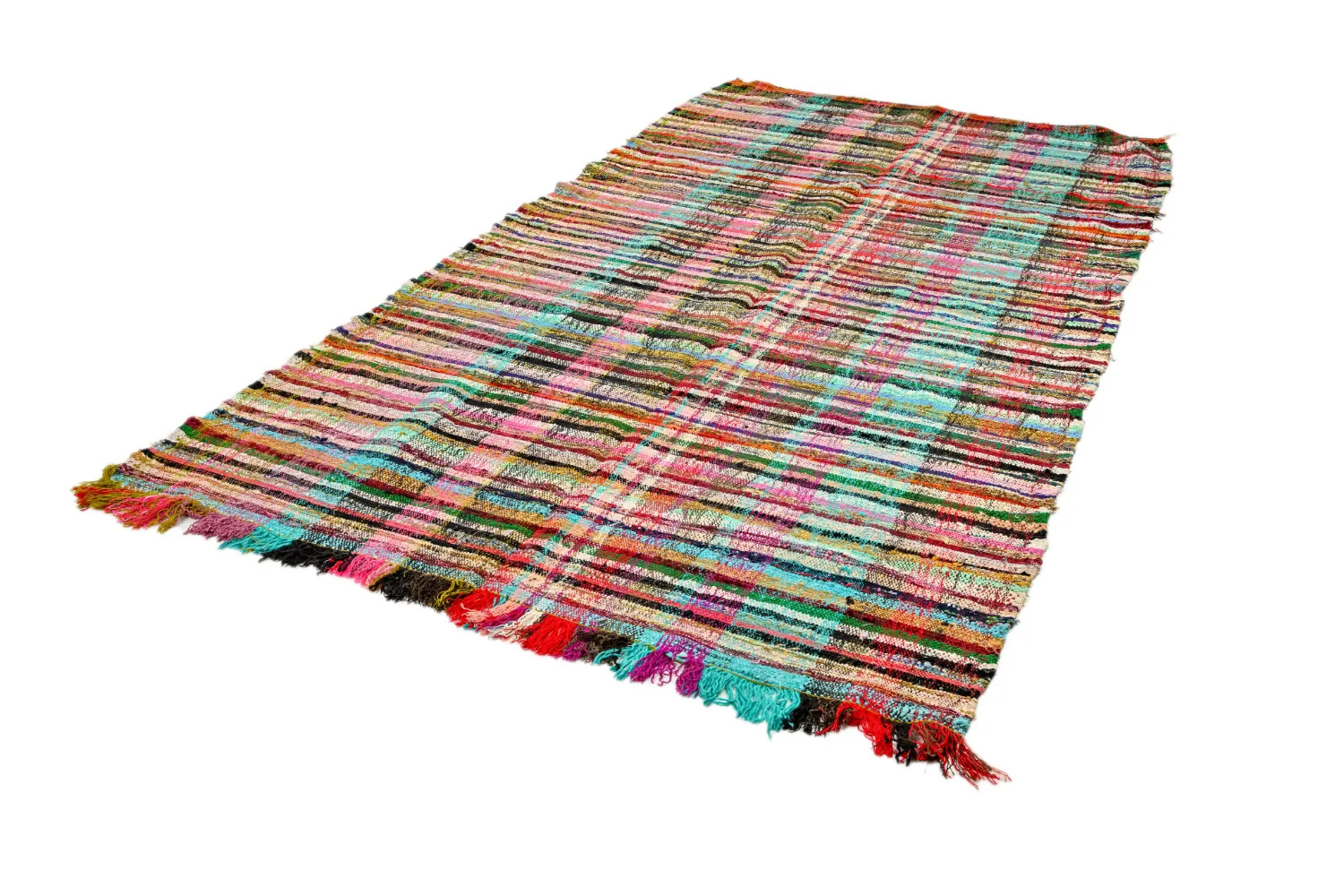 Marockansk Boucherouite-matta 160 x 300 cm