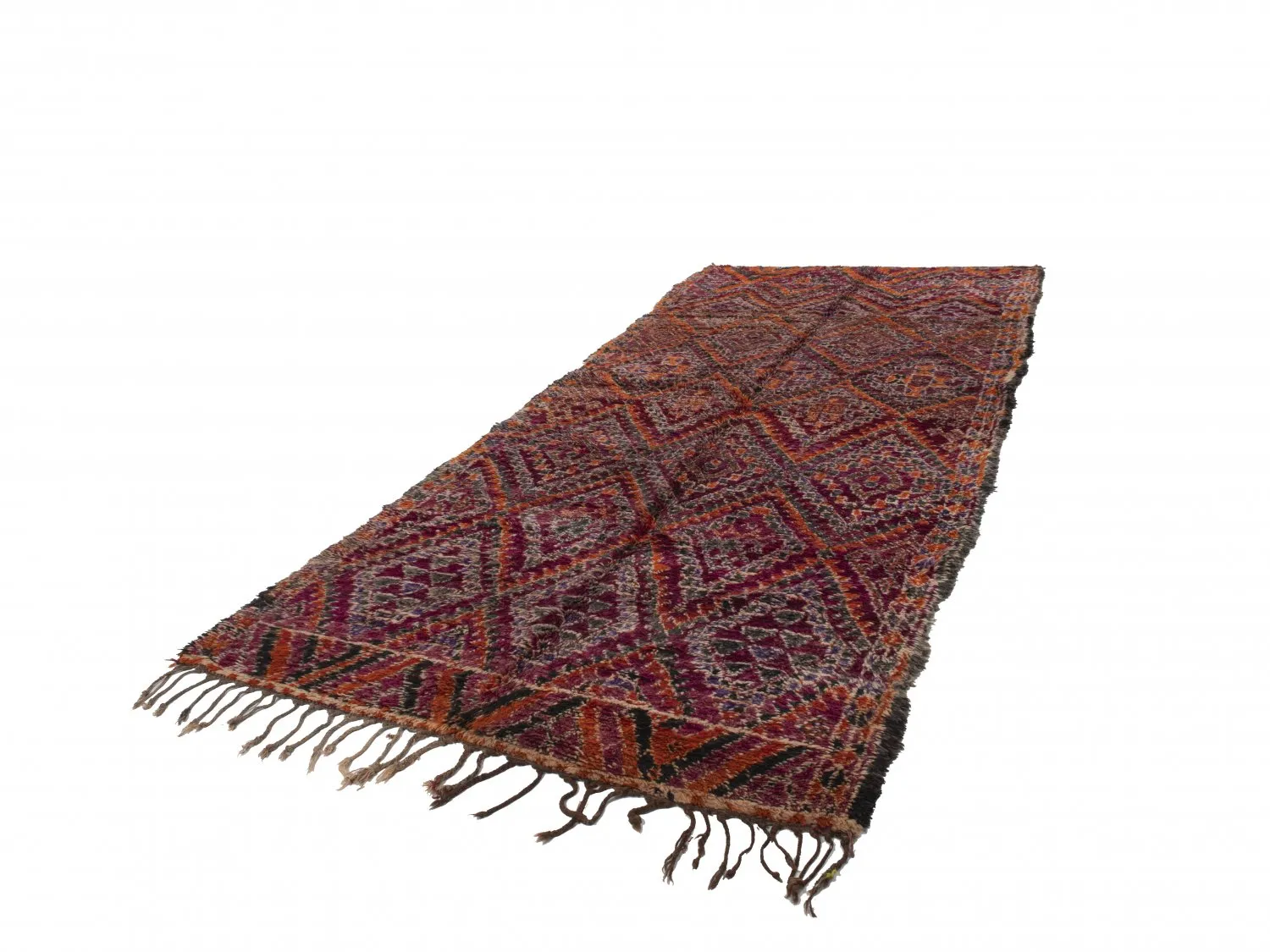 Kelim Marokkanische Berber Teppich Azilal Special Edition 390 x 180 cm