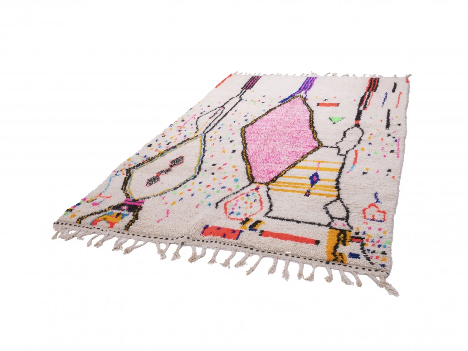 Kelim Marokkanische Berber Teppich Azilal 310 x 200 cm