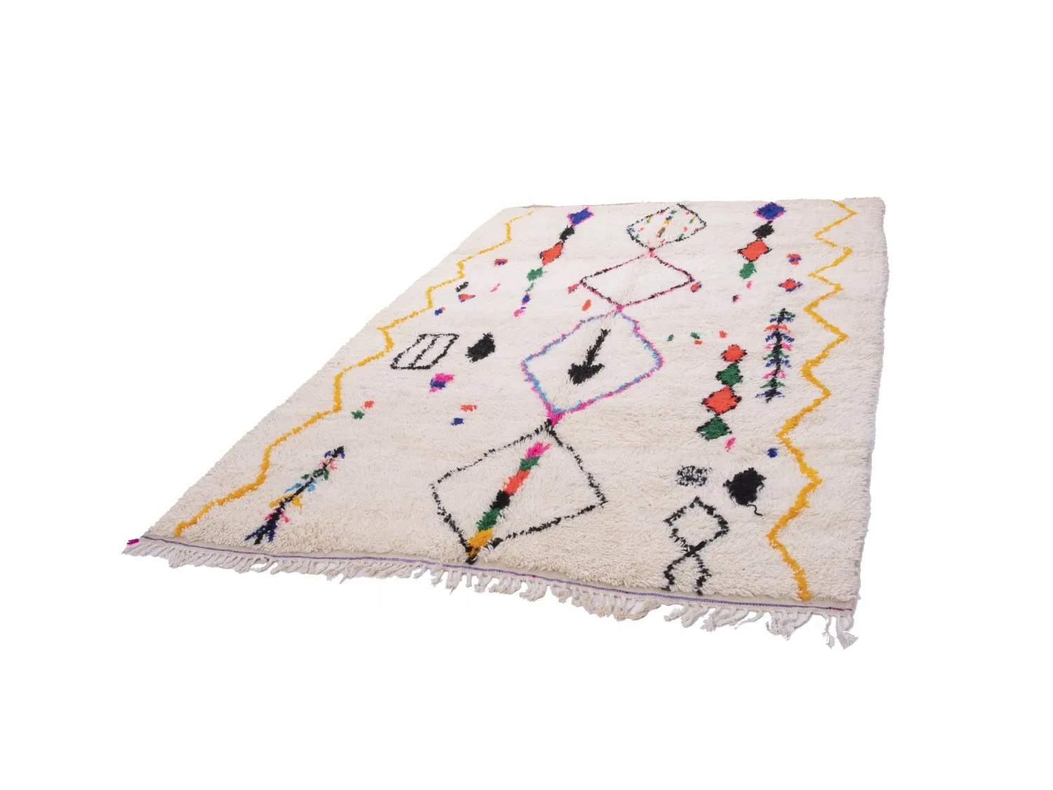 Kelim Marokkanische Berber Teppich Azilal 290 x 200 cm
