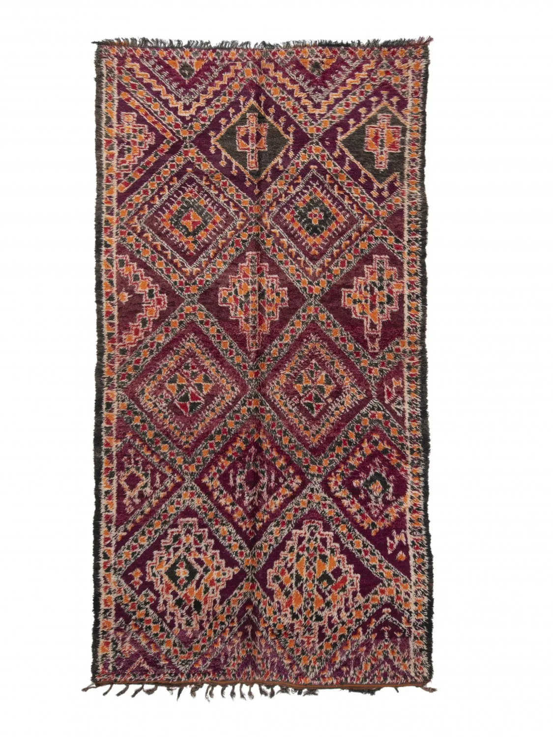 Kelim Marokkanische Berber Teppich Azilal Special Edition 360 x 180 cm