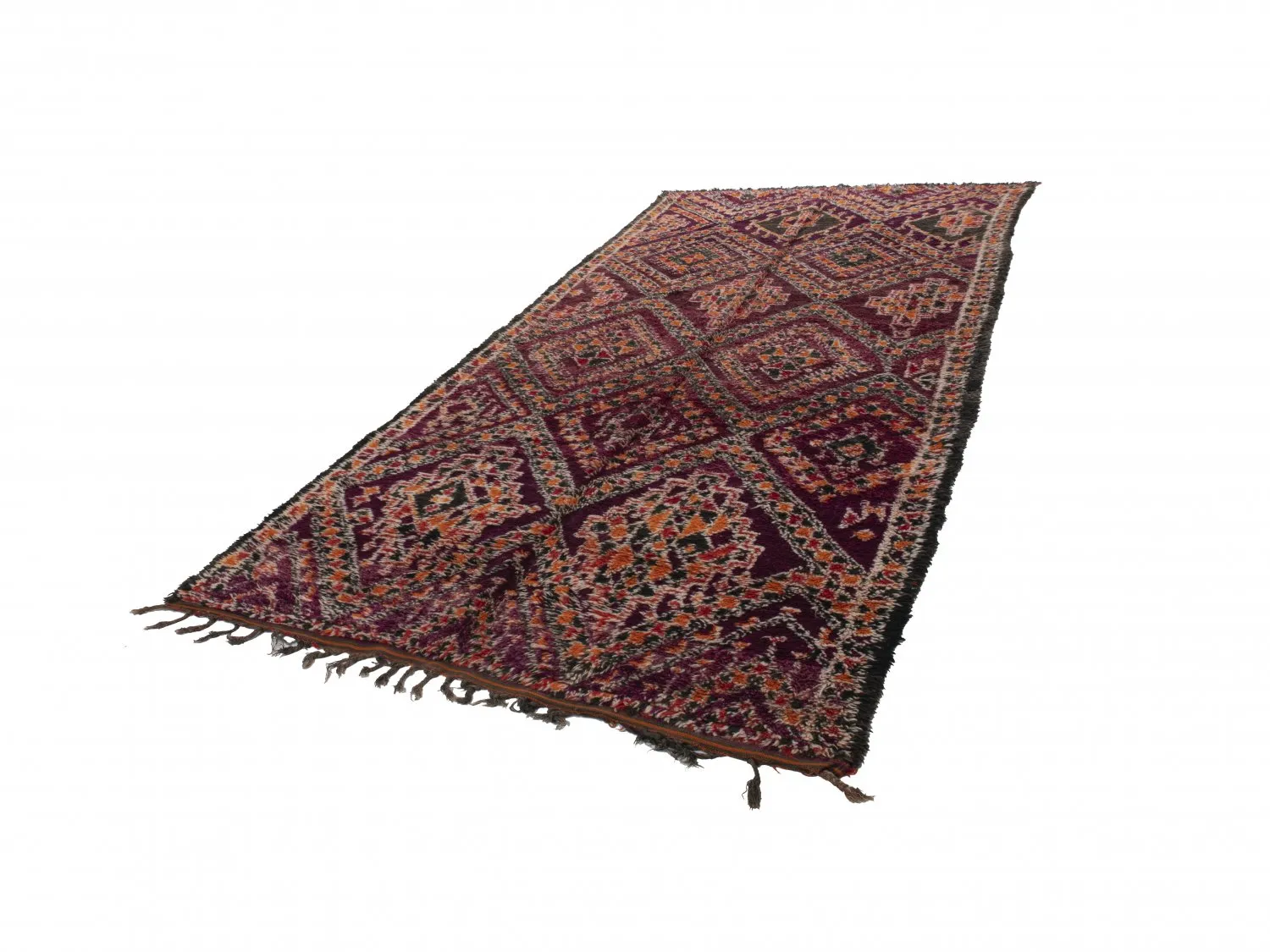 Kelim Marokkanische Berber Teppich Azilal Special Edition 360 x 180 cm