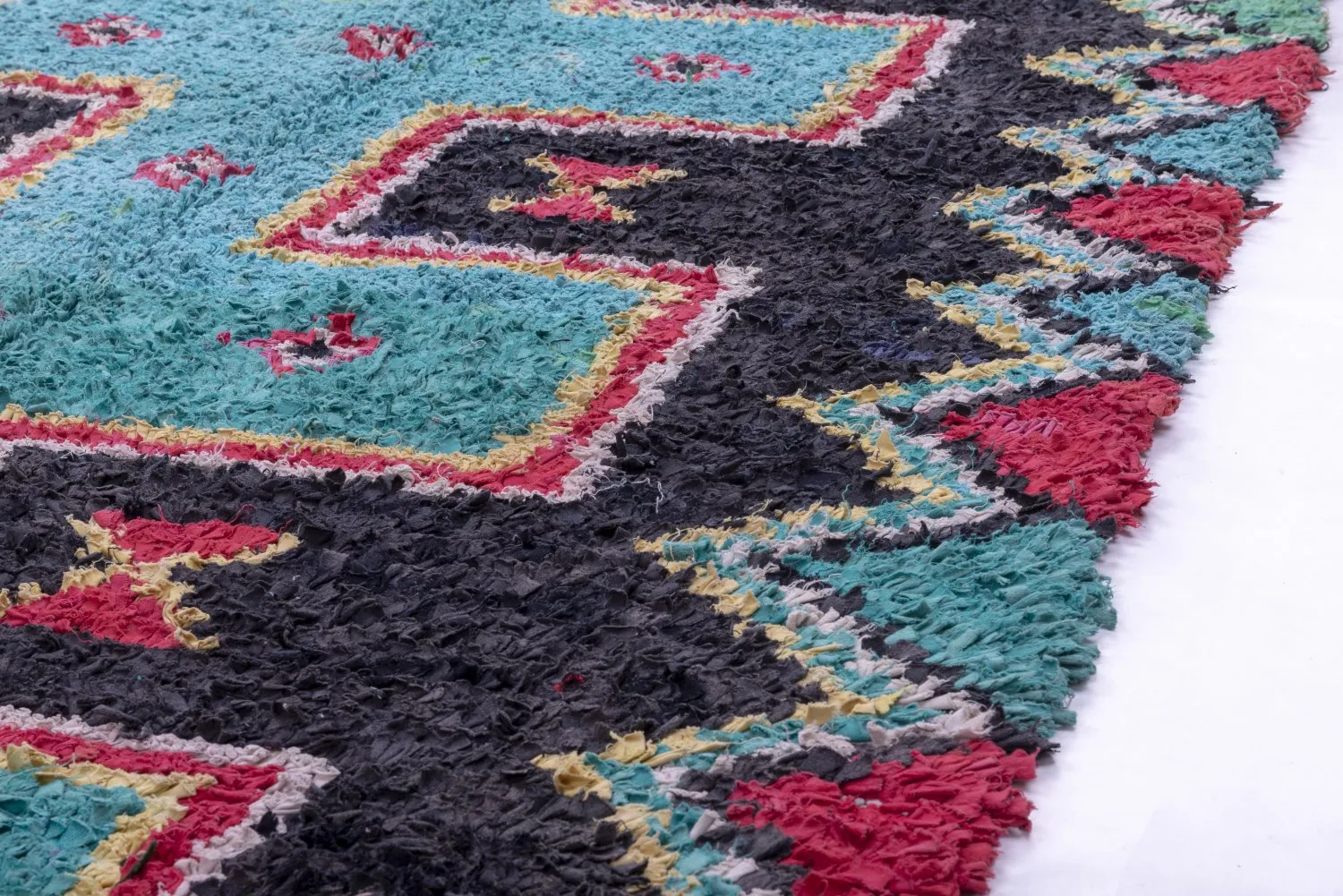 Marokkanischer Berber Teppich Boucherouite 310 x 160 cm