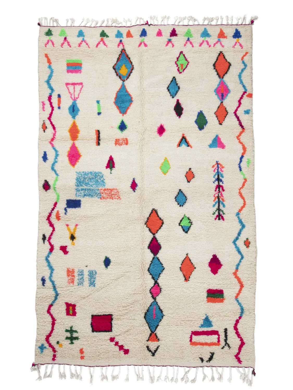 Kelim Marokkanische Berber Teppich Azilal 310 x 190 cm