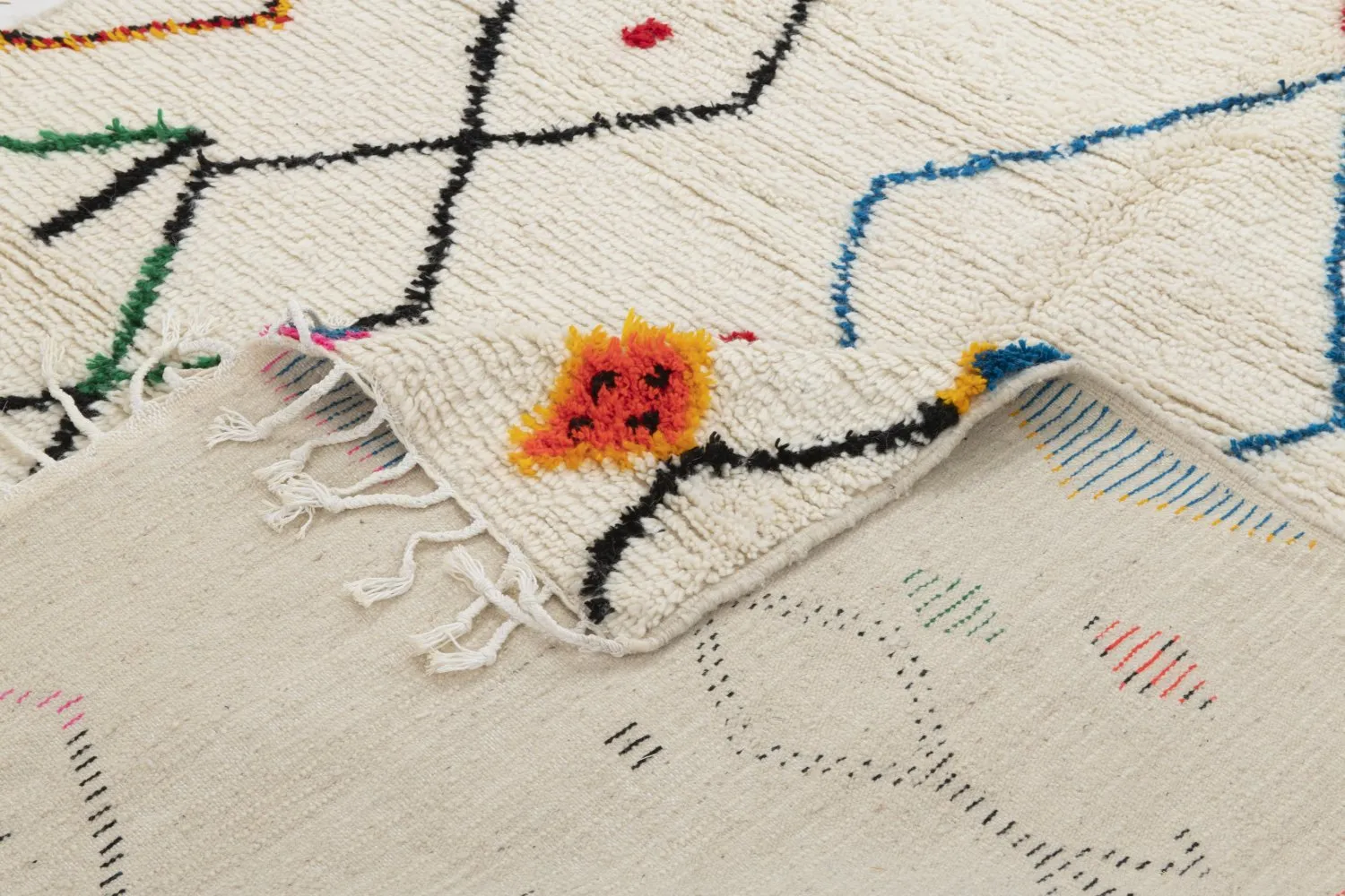 Kelim Marokkanische Berber Teppich Azilal 290 x 190 cm