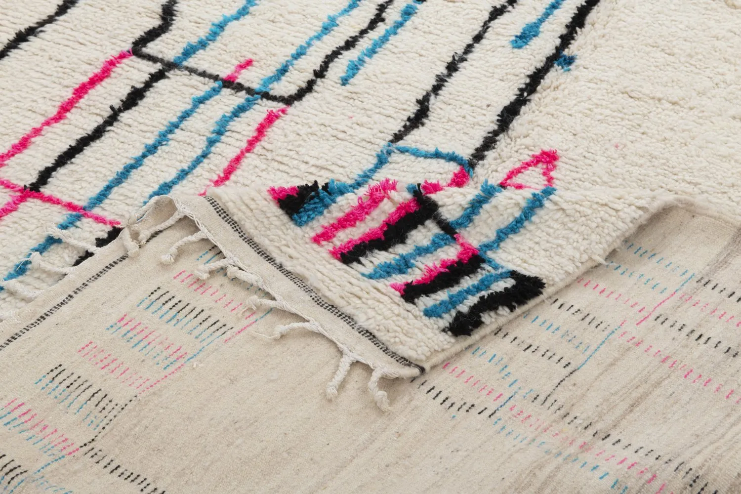 Kelim Marokkanische Berber Teppich Azilal 310 x 200 cm
