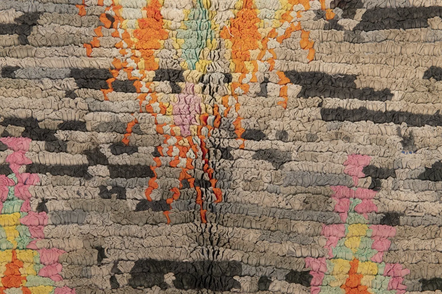 Marokkanischer Berber Teppich Boucherouite 195 x 110 cm
