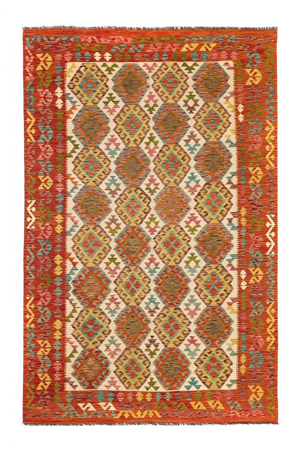 Orientalischer Kelim-Teppich 299 x 197 cm