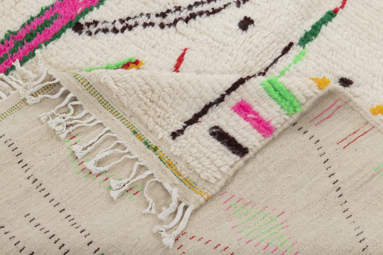 Kelim Marokkanische Berber Teppich Azilal 250 x 140 cm