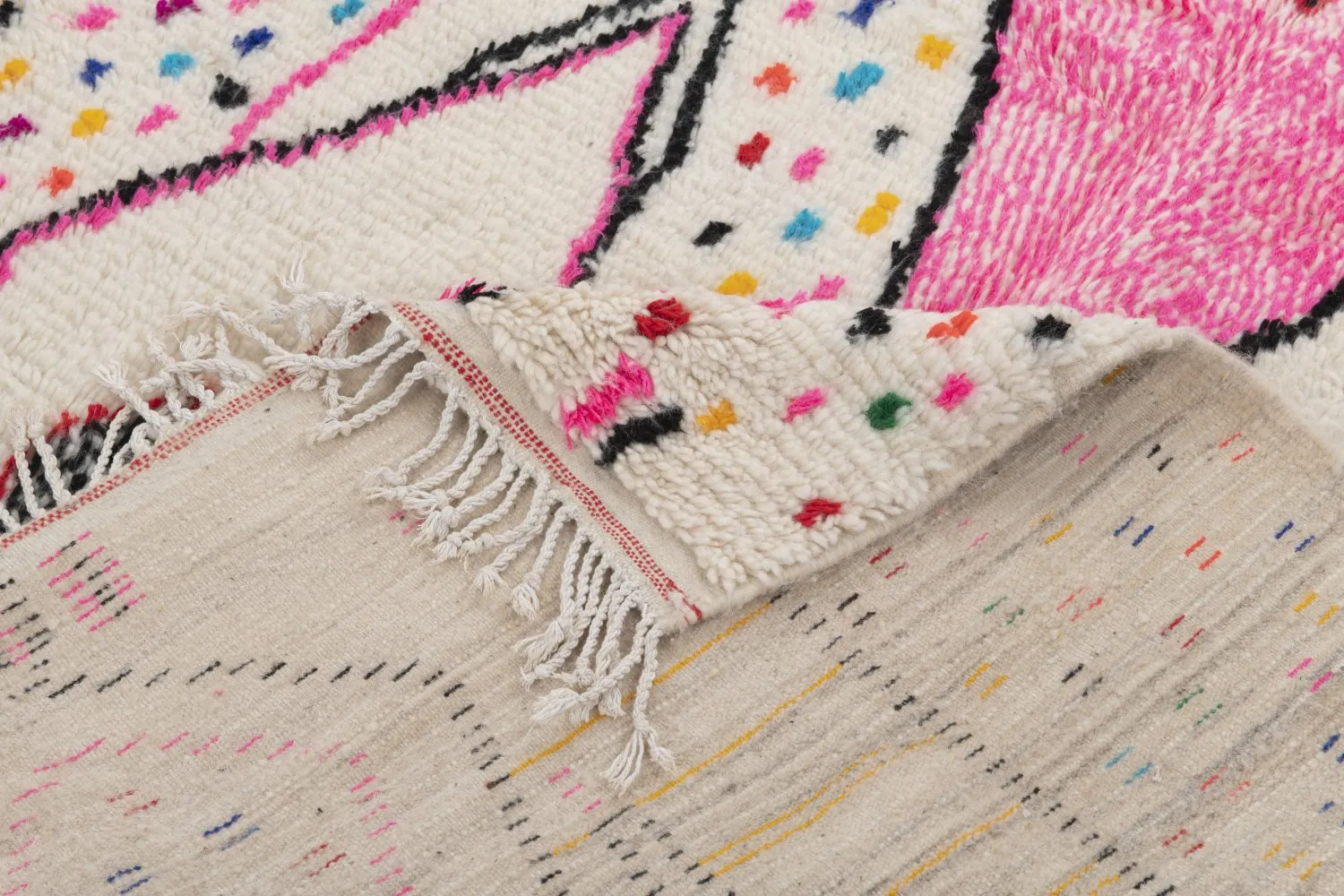Kelim Marokkanische Berber Teppich Azilal 260 x 150 cm