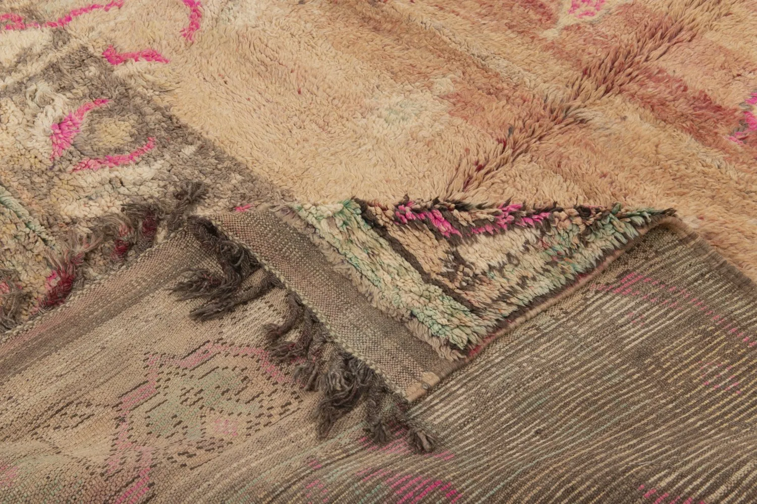 Kelim Marokkanische Berber Teppich Azilal Special Edition 450 x 190 cm