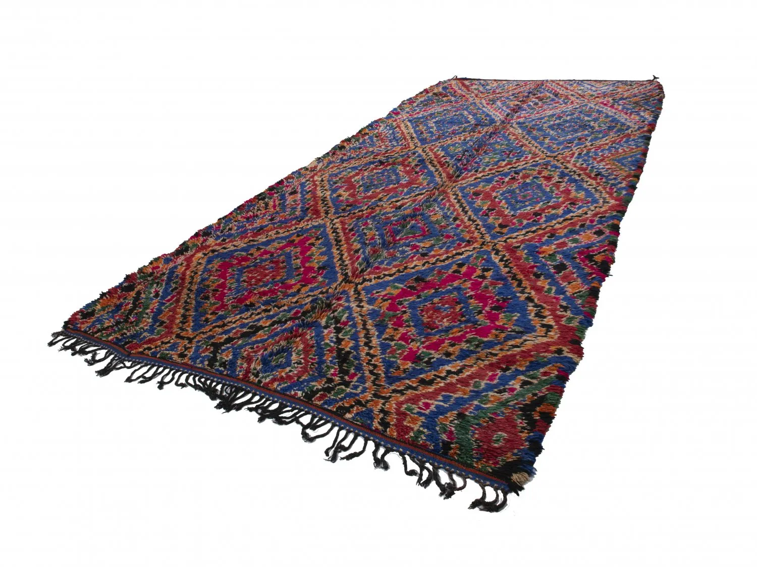 Kelim Marokkanische Berber Teppich Azilal Special Edition 460 x 220 cm