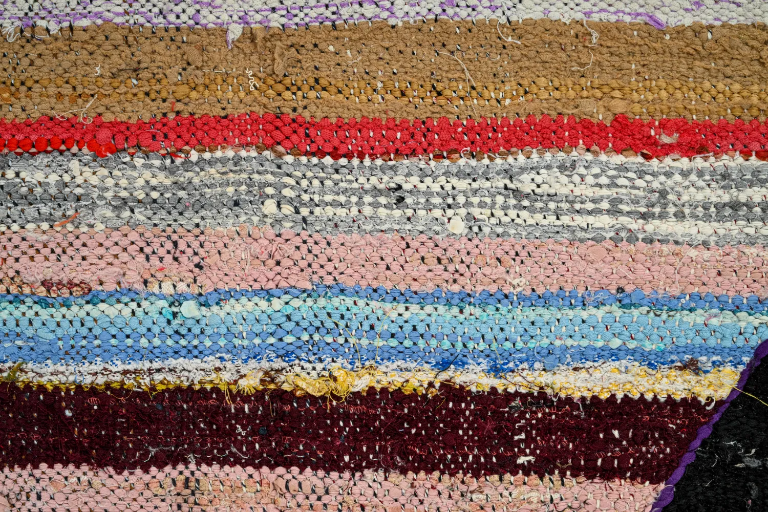 Marockansk Boucherouite-matta 125 x 230 cm